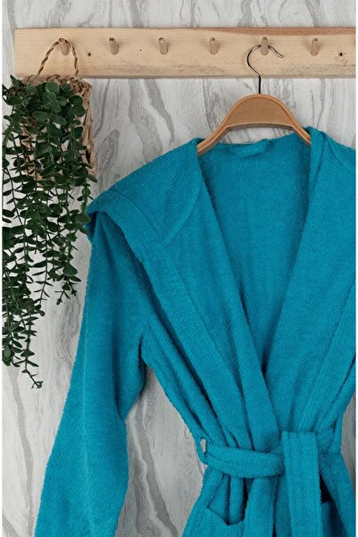 Baveno Unisex Premium Collection Cotton Hooded Bathrobe