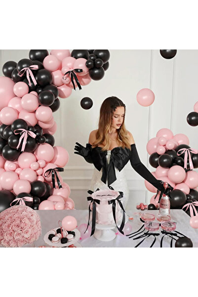 BALON DİYARI 40 bucăți set de lanțuri de baloane cu nisip de mare negru cu la...