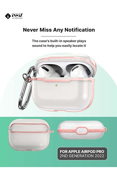 ineix Silicone Shockproof Protective Case Cover for Apple AirPods Pro 2 (2nd generation) 2022