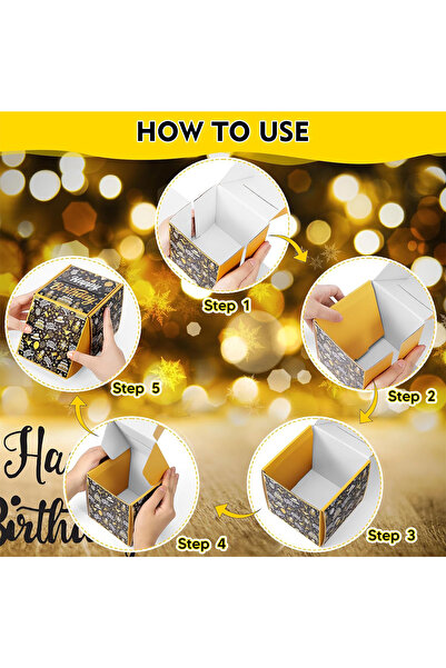 DMYRDH Birthday Money Box for Cash Gift Pull Out Surprise Gift Boxes DIY Kit for Birthday Party Favor Funny