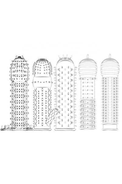 Obsessia Set 5 BestTime prezervative transparente, silicon premium, efect de ...