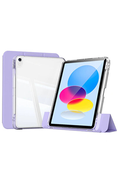 one depot only for quality life حافظة كمبيوتر لوحي منزلق لجهاز iPad 10.9 2022 (الجيل العاشر) مع حقيبة هوائية مغناطيسية قابلة للفصل