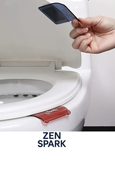 ZEN SPARK Klozet Kapağı Hijyen Aparatı, Klozet Kapağı Tutucu ve Kolay, Hijyen...