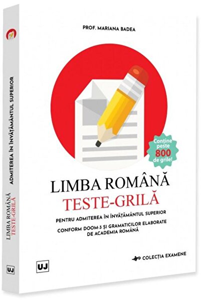 Editura Universul Juridic Romanian language. Tests-grid for admission to INVA