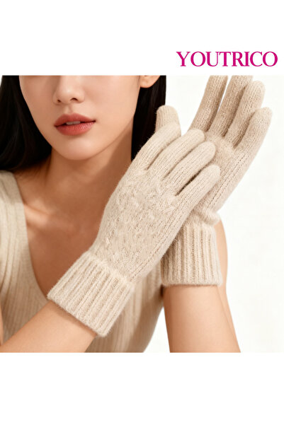 Youtrico Alpaca Wool Touchscreen Gloves - Unisex Winter Warmth