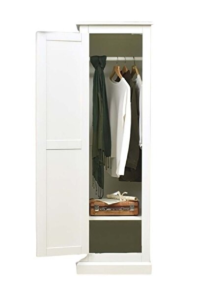 Bamena Wood Fox Tekli Ahşap Gardrop