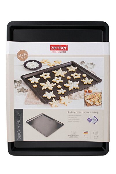 ZENKER Universal baking tray 42x32 cm, Black metallic, non-stick