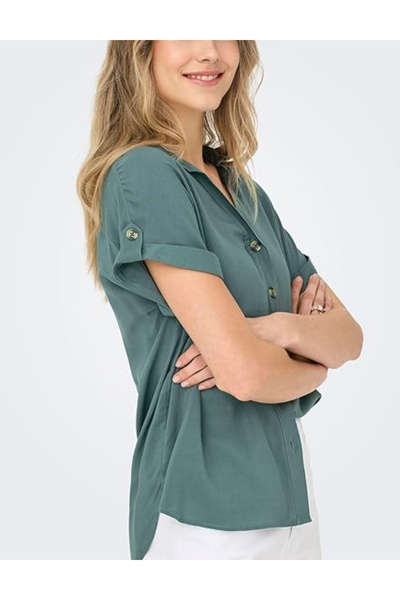 ONLY Only short-sleeved shirt, green