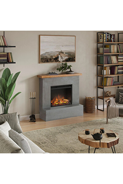 tagu Rolf Grey PowerFlame electric fireplace