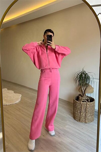 Dipmoda Γυναικεία αθλητική φόρμα διπλή oversized σετ DPNM018