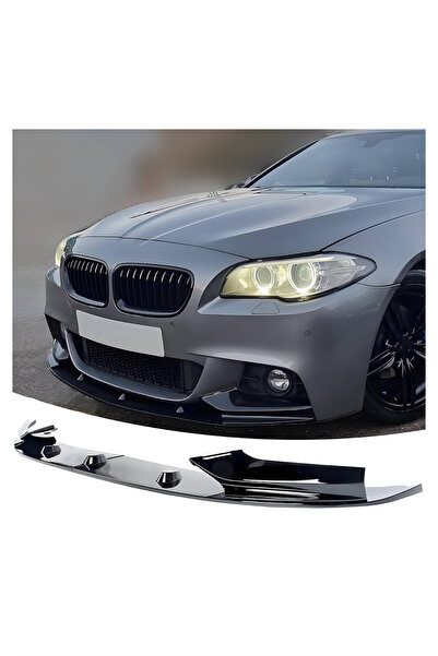 Harphour BMW 5 Serisi F10 M Sport Ön Lip 2011-2016 İthal Pianoblack A+ Kalite...