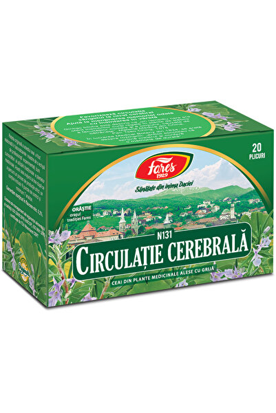 Fares Circulația cerebrală, ceai la pliculeț -