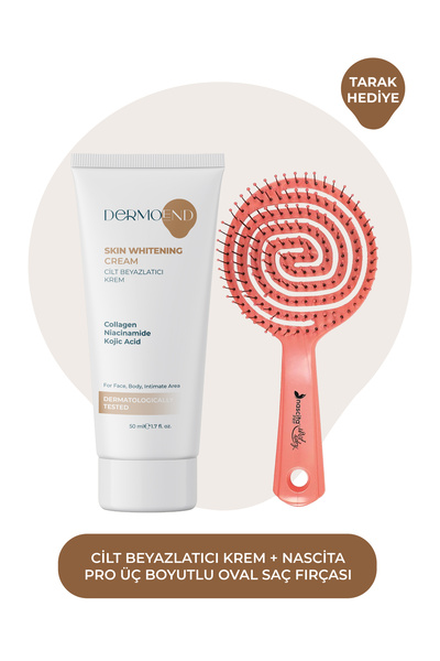Dermoend Skin Whitening Cream and Comb