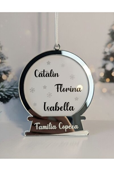 Atelierul Isabellei Plexiglass Christmas Globe - Family Model