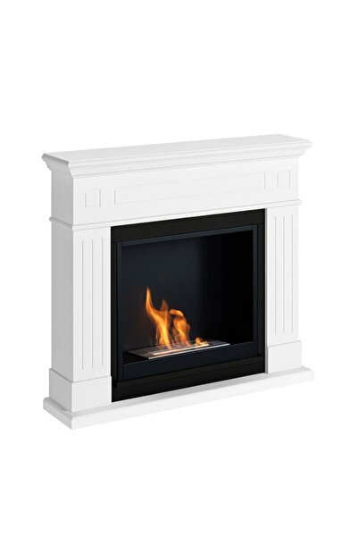 tagu Larsen Pure White FreeFlame bioethanol fireplace