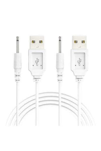 Genel Markalar Vibratör İçin DC Uçlu USB Şarj Kablosu 30 cm