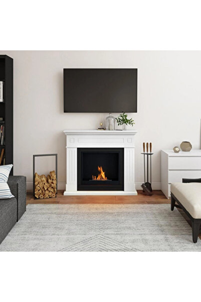 tagu Larsen Pure White FreeFlame bioethanol fireplace