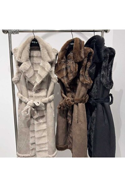 fara marca Premium faux fur vest