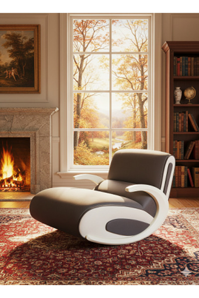 ÖZERİŞ SALLANIR BABA / ANNE / OYUNCU KOLTUĞU MAVİ-BEYAZ