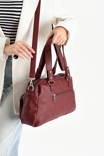 KIRASE Mega Women's Quality Crossbody Bag with Multiple Pockets Vegan Leather Handbag and Shoulder Bag 35*25 cm 545