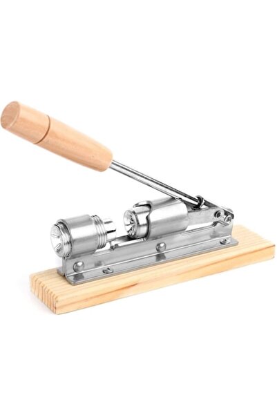 RABY Manual adjustable nutcracker for various nuts and peanuts - steel and solid wood