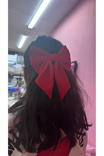 FİYONK İKY AKSESUAR Κόκκινη Πόρπη Κορδέλας