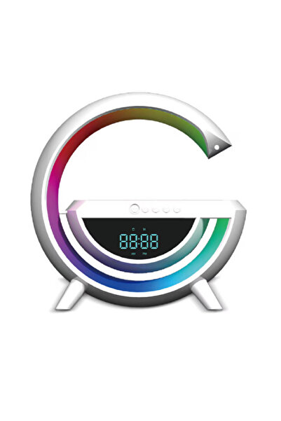 AHMED Super LED Clock Speaker ZQS 1222 Night Light BT FM Bluetooth 12 W 1500 Mah