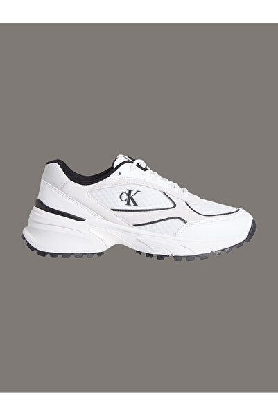 Calvin Klein Leather and Breathable Mesh Trainers