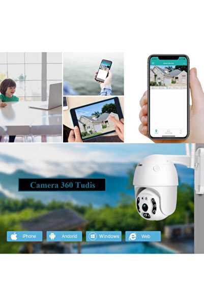 MİKİ WIFI Pro 8 LED 3MP outdoor/indoor surveillance camera FullHD 2k 4X zoom