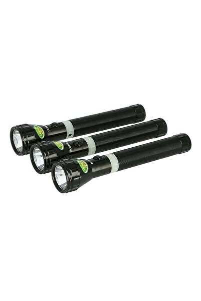 Olsenmark OMFL2676 3 in 1 Rechargeable LED Flashlight - 215mm