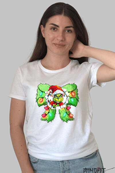GILDAN Tricou De Craciun Grinch Inversunat Sub Coroana Dama