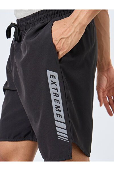 Styli Workout Shorts with Print Detail