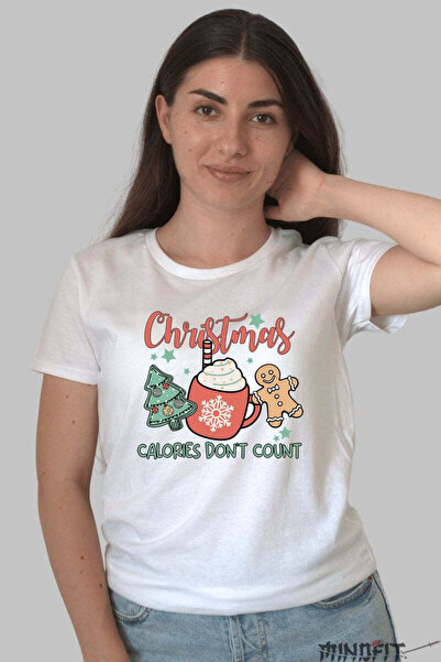 GILDAN Tricou De Craciun Calories Don T Count Dama