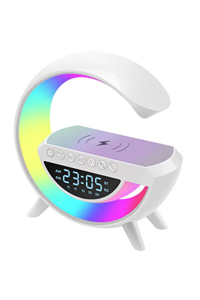China Bluetooth speaker BT 3401 LED display wireless charging alarm clock