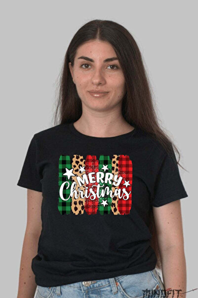GILDAN Tricou De Craciun Merry Christmas Wild Style 2 Dama