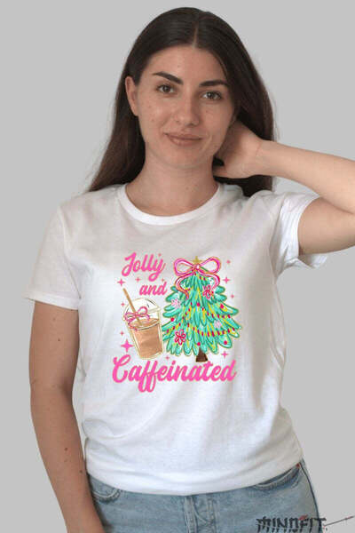 GILDAN Tricou De Craciun Vesel Si Cofeinizat Dama