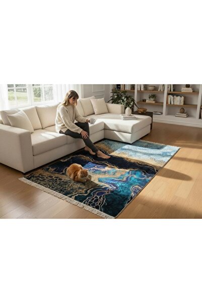 PATRU ANOTIMPURI Digital 3D anti-slip sleeper mat, 80 X 150 CM