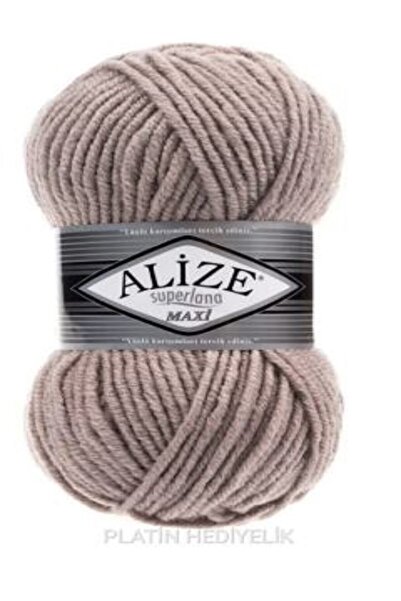 Alize Superlena Maxi 5 Pieces Light Brown Collar: 541