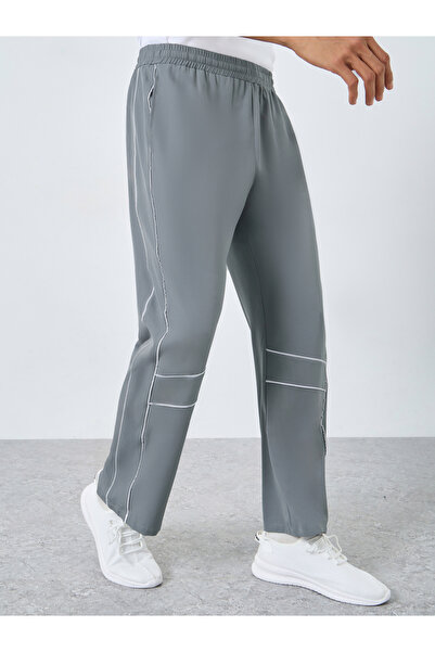 Styli Athleisure Track Pants with Piping Detail