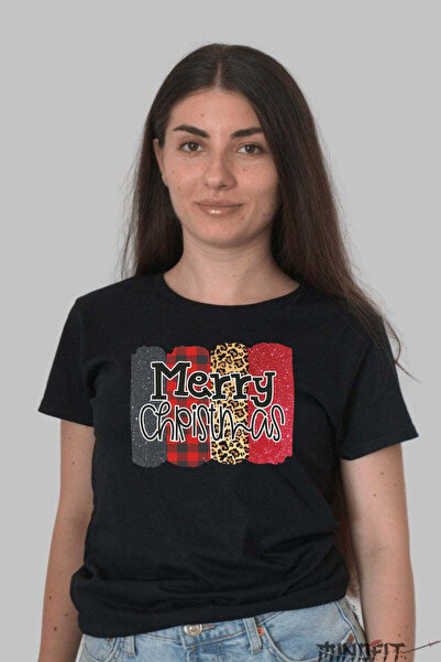 GILDAN Tricou De Craciun Merry Christmas Wild Style Dama