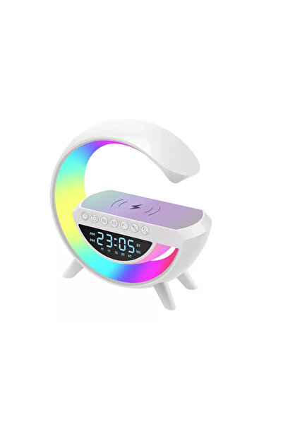 BASHAR Bluetooth speaker BT3401 LED display wireless charging alarm clock