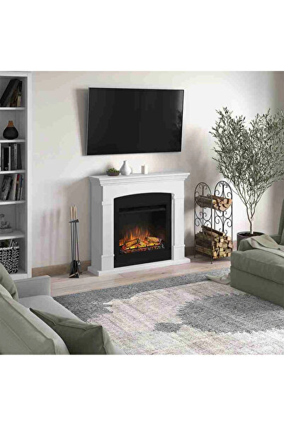 tagu Helmi Pure White electric fireplace