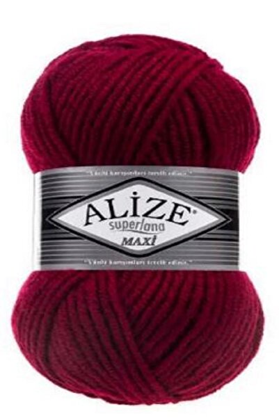 Alize Superlena Maxi 5 Pieces Bordo Color: 390