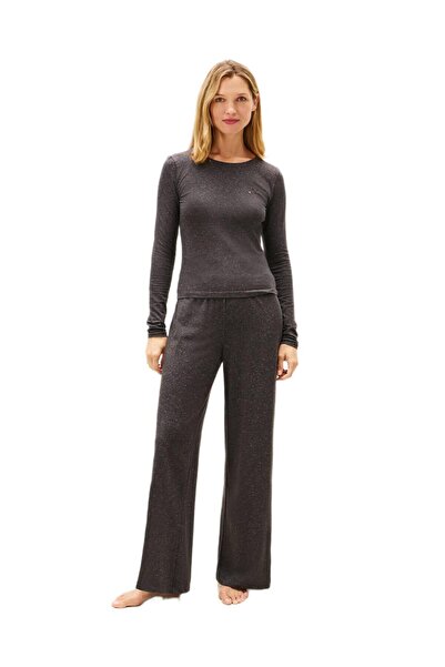 Tommy Hilfiger Kadın Gri Pijama Takımı UW0UW06230