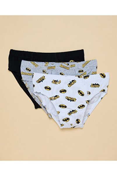 R&B Multi Boy's 3 Pack Batman Printed Briefs