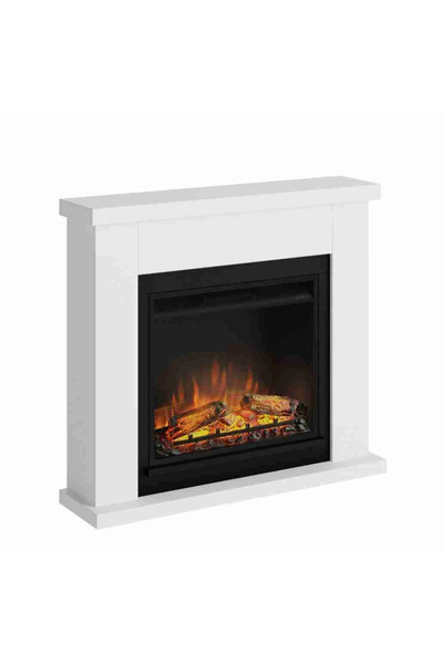 tagu Șemineu electric Frode Pure White 3D