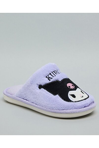 R&B Lilac Girl's Kuromi Bedroom Slippers
