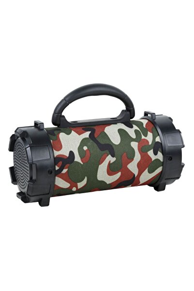 Alex PT1 Army Camouflage portable bluetooth speaker with phone holder