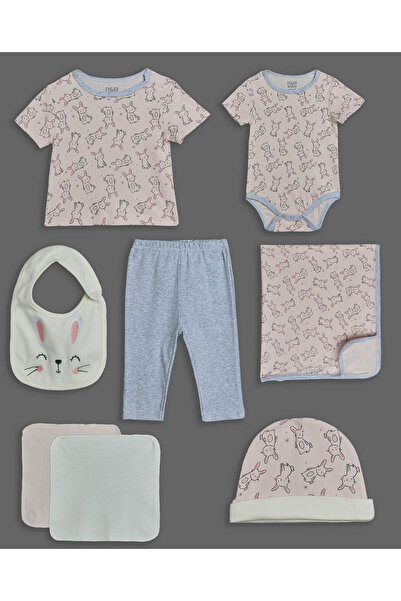 R&B مجموعة هدايا ملابس حديثي الولادة للأولاد باللون البيج