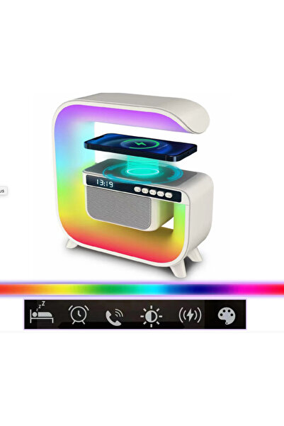 Amir LED Bluetooth speaker with wireless charger and watch HM G3